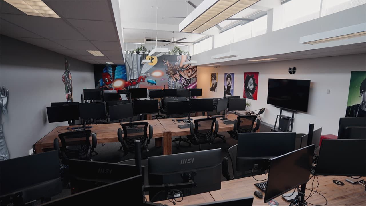 Frankston Coworking Space - Modern workspace with dual monitors